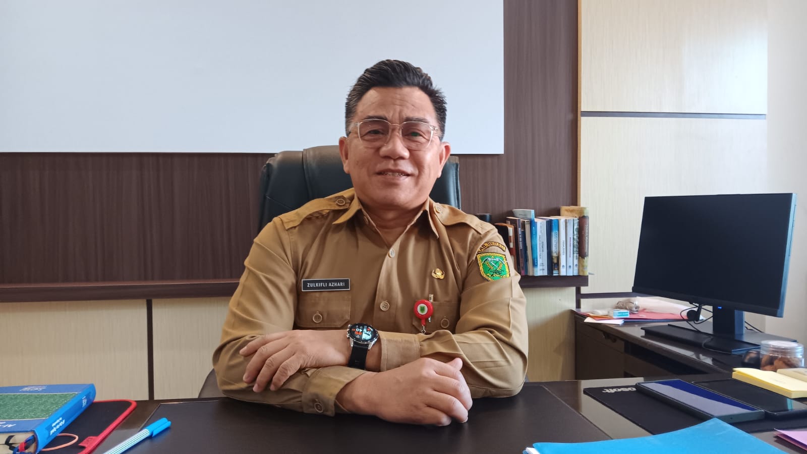 Kepala Disnakertrans Berau Zulkifli Azhari.