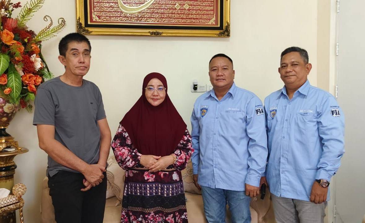 Anggota DPRD Berau, Agus Uriansyah bersama IMI Cabang Berau berkoordinasi dengan Bupati Berau, Sri Juniarsih terkait rencana pembangunan sirkuit balap, beberapa waktu lalu.